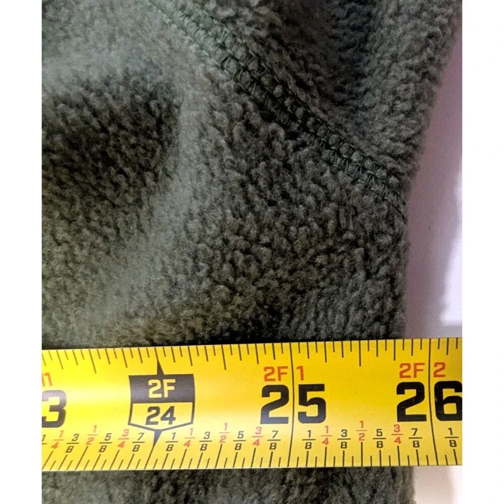 Sergio Tacchini Men's Fleece Jacket Olive XL Green, Vintage